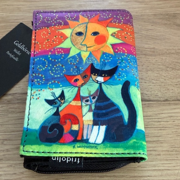 Colorful Cat Design Wallet - Picture 3 of 7